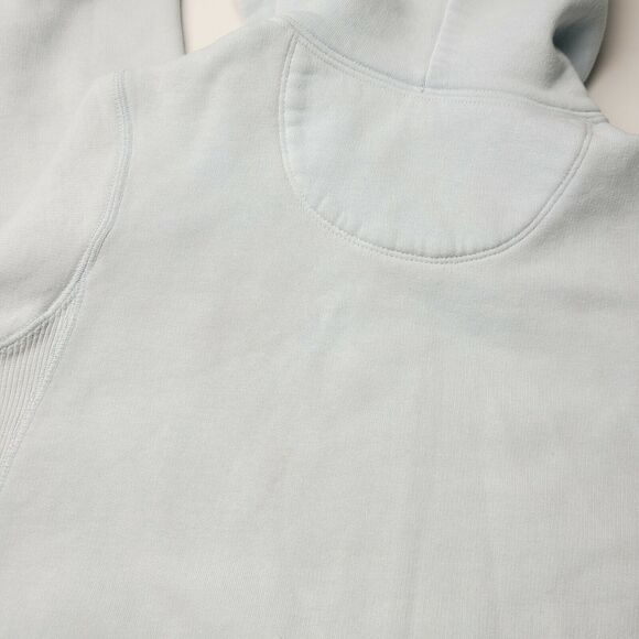 Nike Full Zip Sportswear Women's Large Sweatshirt Hooded Sky Blue Pockets - Picture 3 of 12